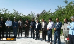 آیین تجدید میثاق با شهید گمنام درپردیس شهید مطهری برگزار شد