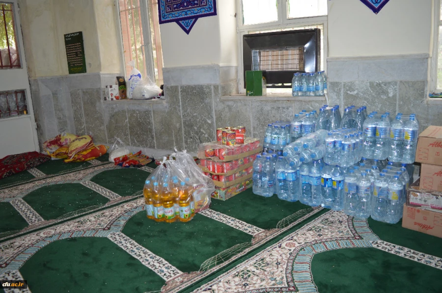 محل جمع آوری ، جذب و هدایت کمک های مردمی به سیل زدگان در مدیریت امور پردیس های استان خوزستان