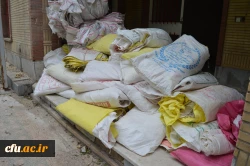 محل جمع آوری ، جذب و هدایت کمک های مردمی به سیل زدگان در مدیریت امور پردیس های استان خوزستان