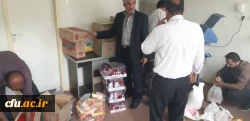 ارسال اولین محموله اهدایی کارکنان واساتید پردیس رسول اکرم (ص) اهواز به سیل زدگان شهر حمیدیه