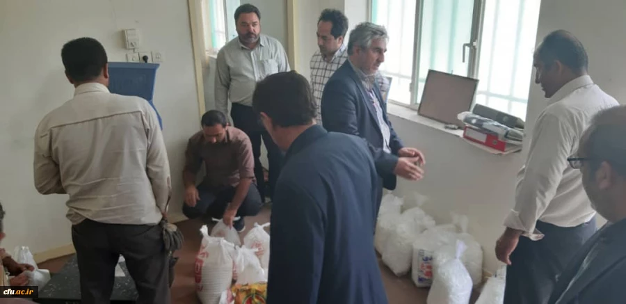ارسال اولین محموله اهدایی کارکنان واساتید پردیس رسول اکرم (ص) اهواز به سیل زدگان شهر حمیدیه