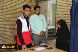 بلایای طبیعی در کمین همه ماست، همانگونه که از دیگران در وقت گرفتاری ها انتظار داریم، همانگونه گرفتاران را دریابیم.

حمایت دانشگاه فرهنگیان یزد از سیل زدگان
 3