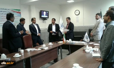 تفاهم نامه همکاری فی مابین اداره کل راه آهن جنوب شرق ودانشگاه فرهنگیان استان سیستان وبلوچستان