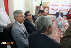 تشریف فرمایی مقام عالی دانشگاه فرهنگیان ، جناب آقای دکتر حسین خنیفر  برای بازدید میدانی از استان خوزستان و مناطق سیل زده