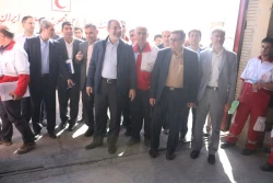 تشریف فرمایی مقام عالی دانشگاه فرهنگیان ، جناب آقای دکتر حسین خنیفر  برای بازدید میدانی از استان خوزستان و مناطق سیل زده