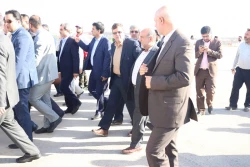 تشریف فرمایی مقام عالی دانشگاه فرهنگیان ، جناب آقای دکتر حسین خنیفر  برای بازدید میدانی از استان خوزستان و مناطق سیل زده