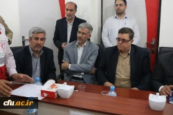 همراهی رییس دانشگاه فرهنگیان  با وزیر آموزش و پرورش در بازدید از مناطق سیل زده  استان خوزستان 6