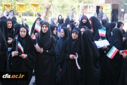 تجمع دانشجویان، اساتید و کارکنان پردیس شهید باهنر فارس در حمایت از سپاه  و تصمیم شورای عالی امنیت کشور