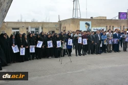 دانشجویان، اساتید وکارکنان دانشگاه فرهنگیان آذربایجان غربی در تجمع اعتراضی خود اقدام نابخردانه و وقیحانه آمریکا را در اعلام نام سپاه پاسداران انقلاب اسلامی در ردیف گروه های تروریستی محکوم نمودند 7