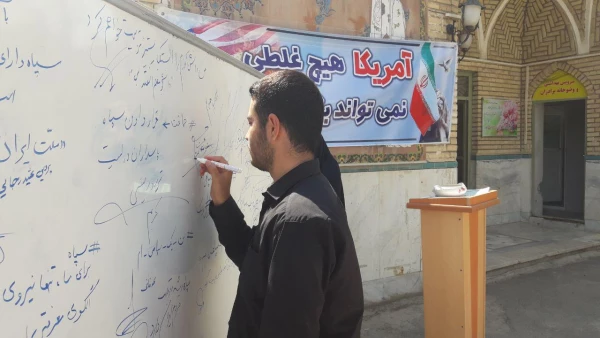 تجمع اعتراض آمیز مجموعه دانشگاه فرهنگیان استان سمنان  به اقدام خصمانه و وقیحانه آمریکا  8