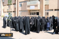 برگزاری تجمع اعتراضی درمحکومیت توهین رژیم آمریکا به سپاه پاسداران دردانشگاه فرهنگیان استان قزوین 6