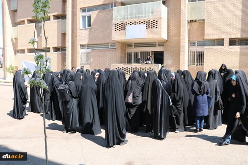 برگزاری تجمع اعتراضی درمحکومیت توهین رژیم آمریکا به سپاه پاسداران دردانشگاه فرهنگیان استان قزوین 6