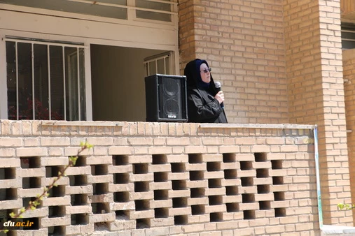 برگزاری تجمع اعتراضی درمحکومیت توهین رژیم آمریکا به سپاه پاسداران دردانشگاه فرهنگیان استان قزوین 8