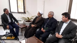 دیدار مدیریت امور پردیس های دانشگاه فرهنگیان کرمان با رئیس سازمان مدیریت و برنامه ریزی استان