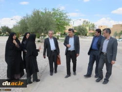 گزارش تصویری از بازدید آقای فراهانی معاون مدیرکل اعتبارات، تعهدات و درآمدها و آقای مجیدی رئیس اداره حقوقی، قراردادها و املاک سازمان مرکزی از دانشگاه فرهنگیان یزد
 2