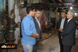 گزارش تصویری از بازدید آقای فراهانی معاون مدیرکل اعتبارات، تعهدات و درآمدها و آقای مجیدی رئیس اداره حقوقی، قراردادها و املاک سازمان مرکزی از دانشگاه فرهنگیان یزد
 5