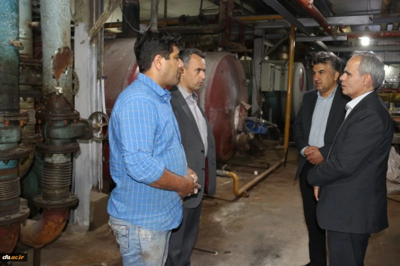 گزارش تصویری از بازدید آقای فراهانی معاون مدیرکل اعتبارات، تعهدات و درآمدها و آقای مجیدی رئیس اداره حقوقی، قراردادها و املاک سازمان مرکزی از دانشگاه فرهنگیان یزد
 5