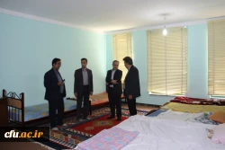 گزارش تصویری از بازدید آقای فراهانی معاون مدیرکل اعتبارات، تعهدات و درآمدها و آقای مجیدی رئیس اداره حقوقی، قراردادها و املاک سازمان مرکزی از دانشگاه فرهنگیان یزد
 8