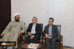 گزارش تصویری از بازدید آقای فراهانی معاون مدیرکل اعتبارات، تعهدات و درآمدها و آقای مجیدی رئیس اداره حقوقی، قراردادها و املاک سازمان مرکزی از دانشگاه فرهنگیان یزد
 11