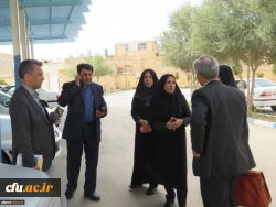 گزارش تصویری از بازدید آقای فراهانی معاون مدیرکل اعتبارات، تعهدات و درآمدها و آقای مجیدی رئیس اداره حقوقی، قراردادها و املاک سازمان مرکزی از دانشگاه فرهنگیان یزد
 13