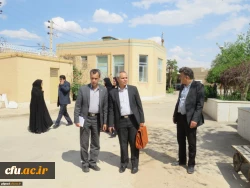 گزارش تصویری از بازدید آقای فراهانی معاون مدیرکل اعتبارات، تعهدات و درآمدها و آقای مجیدی رئیس اداره حقوقی، قراردادها و املاک سازمان مرکزی از دانشگاه فرهنگیان یزد
 14