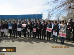 محکومیت اقدام نابخردانه دولت ترامپ علیه سپاه پاسداران انقلاب اسلامی توسط دانشجومعلمان، اساتید و کارکنان دانشگاه فرهنگیان استان اردبیل

«اگر سپاه نبود، کشور هم نبود» 2