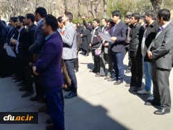 تجمع اعتراضی استادان، کارکنان و دانشجو معلمان در محکومیت اقدام آمریکا علیه سپاه پاسداران