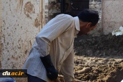 حضور کارکنان و اساتید جهادی دانشگاه فرهنگیان استان لرستان در شهر سیل زده پلدختر