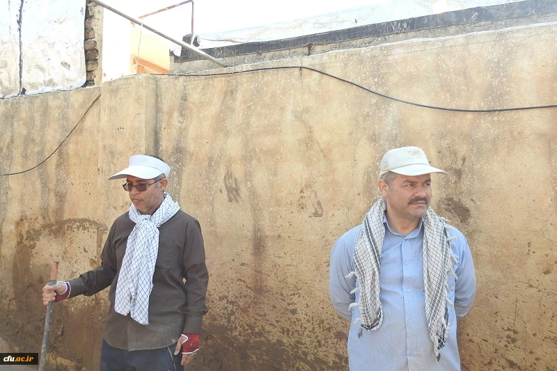 حضور کارکنان و اساتید جهادی دانشگاه فرهنگیان استان لرستان در شهر سیل زده پلدختر