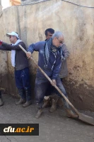 حضور کارکنان و اساتید جهادی دانشگاه فرهنگیان استان لرستان در شهر سیل زده پلدختر
