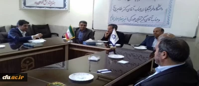 معاون پژوهش و فناوری دانشگاه فرهنگیان از مرکز آموزش عالی شهید میرشاکی الیگودرز بازدید نمود