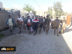گزارش تصویری از اردوی جهادی دانشجومعلمان استان تهران در کمک به مناطق سیل زده 12
