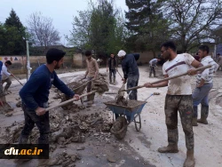 حضوردانشجومعلمان پردیس آیت الله خامنه ای گرگان در قالب اردوی جهادی در مناطق سیل زده 9