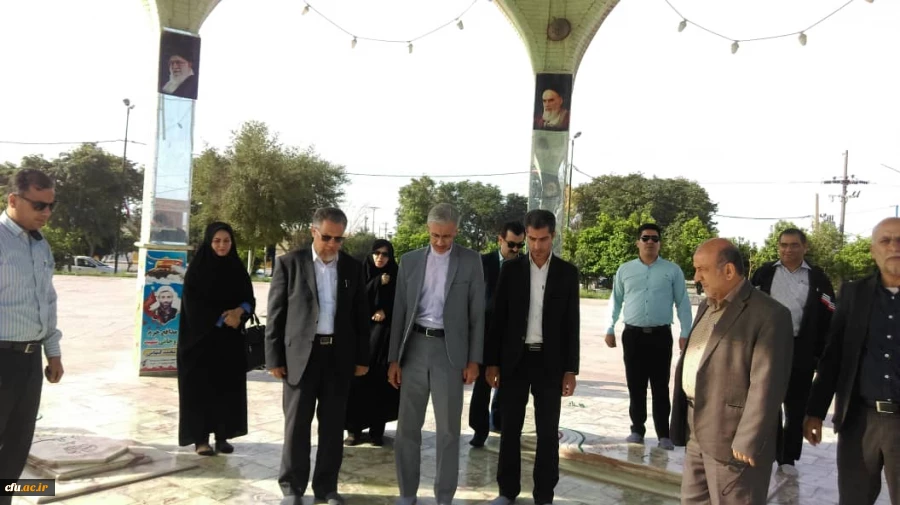 بازدید آقای دکتر کچوییان ، معاونت نظارت ، ارزیابی وتضمین کیفیت ، از ستاد امداد رسانی به سیل زدگان واحد های تابعه مدیریت امور پردیس های استان خوزستان