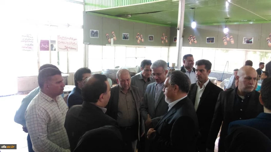 بازدید آقای دکتر کچوییان ، معاونت نظارت ، ارزیابی وتضمین کیفیت ، از ستاد امداد رسانی به سیل زدگان واحد های تابعه مدیریت امور پردیس های استان خوزستان