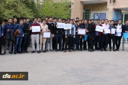 تجمع اعتراضی دانشجویان پردیس شهیدرجایی قزوین درمحکومیت توهین رژیم آمریکا به سپاه پاسداران 5