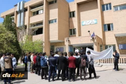 تجمع اعتراضی دانشجویان پردیس شهیدرجایی قزوین درمحکومیت توهین رژیم آمریکا به سپاه پاسداران 6