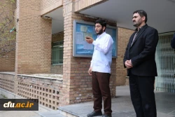 تجمع اعتراضی دانشجویان پردیس شهیدرجایی قزوین درمحکومیت توهین رژیم آمریکا به سپاه پاسداران 9