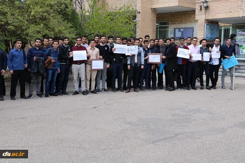 تجمع اعتراضی دانشجویان پردیس شهیدرجایی قزوین درمحکومیت توهین رژیم آمریکا به سپاه پاسداران 10