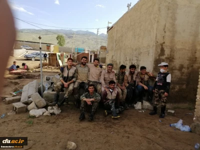 اعزام گروه جهادی دانشجومعلمان پردیس شهید مدرس دانشگاه فرهنگیان استان ایلام به مناطق سیل زده بخش ماژین