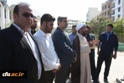 بدرقه و اعزام جمعی از دانشجومعلمان جهادگر داوطلب پردیس علامه طباطبایی دانشگاه فرهنگیان استان بوشهر به مناطق سیل زده خوزستان برای امدادرسانی به هموطنان سیل زده 2