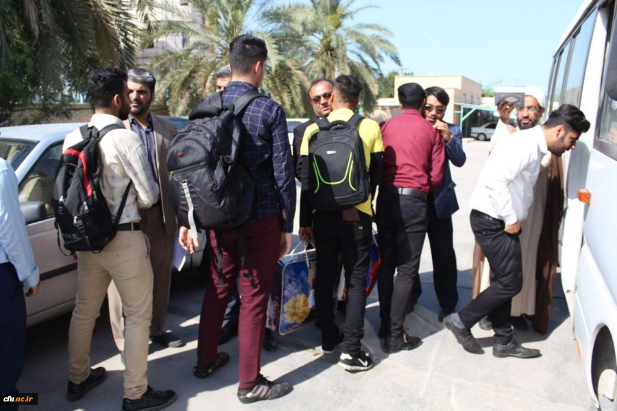 بدرقه و اعزام جمعی از دانشجومعلمان جهادگر داوطلب پردیس علامه طباطبایی دانشگاه فرهنگیان استان بوشهر به مناطق سیل زده خوزستان برای امدادرسانی به هموطنان سیل زده  7