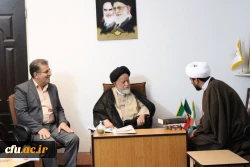 دیدار کارکنان،اساتید و جمعی از دانشجویان پردیس های استان سمنان با نماینده ولی فقیه 4