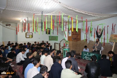 برگزاری مراسم معنوی,معرفتی شبی با شهداء در سرای دانشجویی دانشگاه فرهنگیان واحد شهید رجایی تربت حیدریه