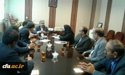 جلسه تفاهم نامه فی ما بین دانشگاه فرهنگیان استان سیستان وبلوچستان  با آموزشکده فنی شهید باهنر جهت بهره برداری از خوابگاه