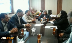 جلسه تفاهم نامه فی ما بین دانشگاه فرهنگیان استان سیستان وبلوچستان  با آموزشکده فنی شهید باهنر جهت بهره برداری از خوابگاه