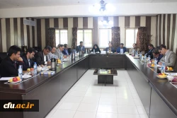 جلسه روسا ، مدیران کل و نمایندگا ن دستگاههای اجرایی استان فارس در دانشگاه فرهنگیان فارس واحد آموزش عالی شهید مطهری برای بررسی و رفع مسائل و مشکلات این مرکز 3