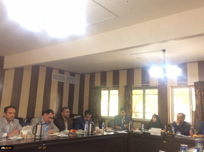 جلسه روسا ، مدیران کل و نمایندگا ن دستگاههای اجرایی استان فارس در دانشگاه فرهنگیان فارس واحد آموزش عالی شهید مطهری برای بررسی و رفع مسائل و مشکلات این مرکز 17