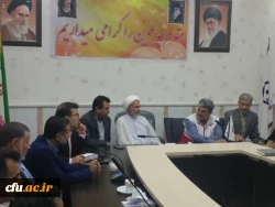 برگزاری جلسه دانشگاه فرهنگیان استان خوزستان با مدیر کل هلال احمر و ستاد مرکزی کمکهای مردمی استان با حضور نماینده مردم اهواز در مجلس شورای اسلامی