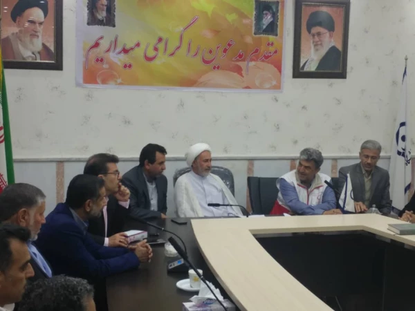 برگزاری جلسه دانشگاه فرهنگیان استان خوزستان با مدیر کل هلال احمر و ستاد مرکزی کمکهای مردمی استان با حضور نماینده مردم اهواز در مجلس شورای اسلامی